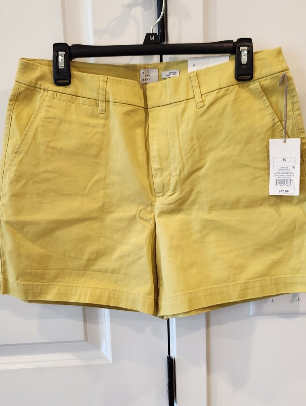 a new day Yellow Chino Bermuda Shorts